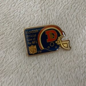 NFL Denver Broncos 1989 vintage pin by Kodak